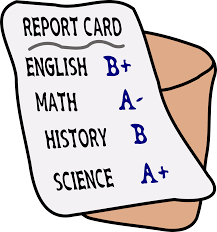 report card